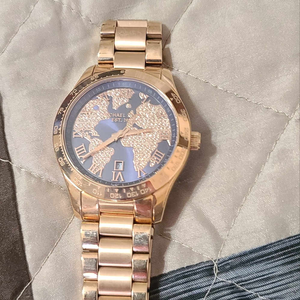 MICHAEL KORS unisex ROSE COLOR WATCH